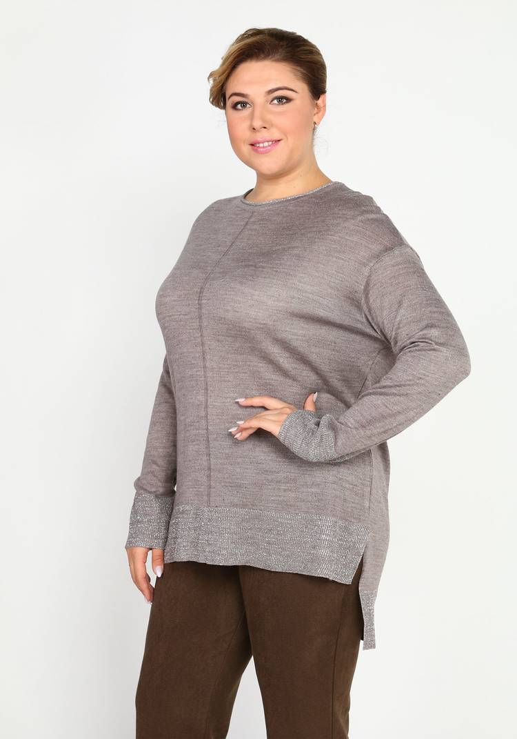 Туника однотонная с люрексом шир.  750, рис. 5