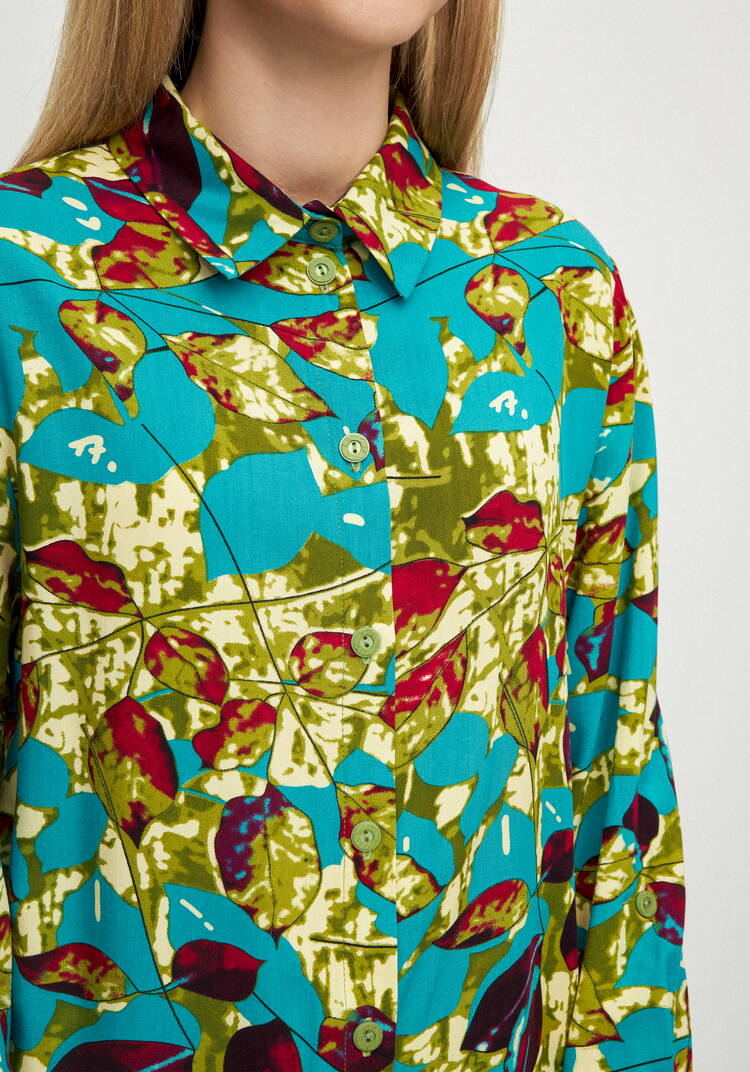 Блуза Калейдоскоп лепестков шир.  750, рис. 28