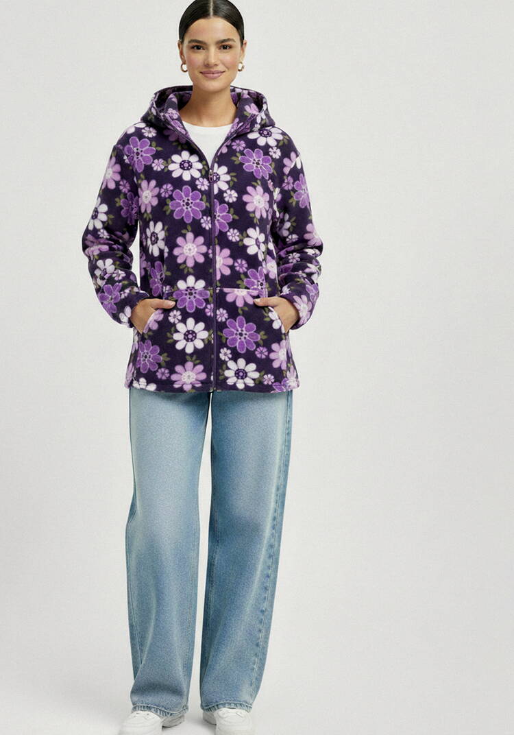 Толстовка из принтованного флиса шир.  750, рис. 26