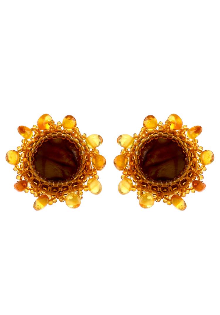Серьги-клипсы  Солнечное настроение шир.  750, рис. 1