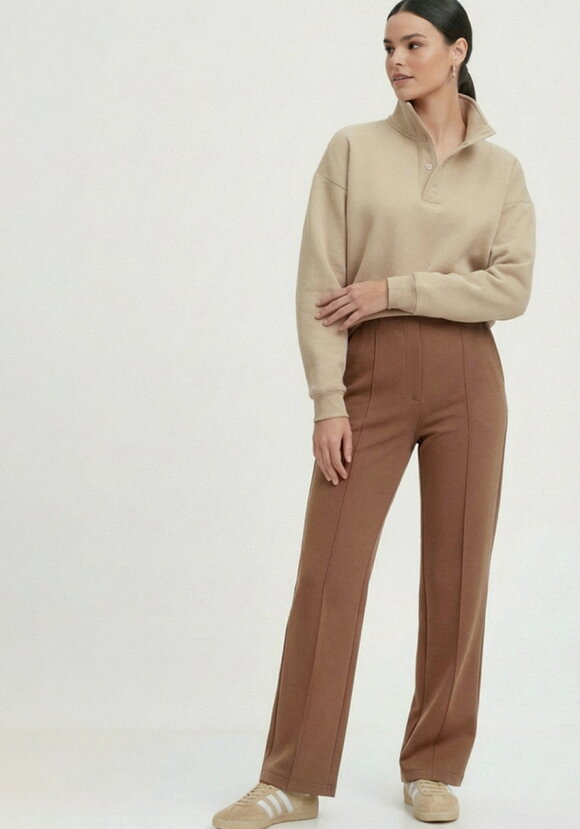 Брюки прямые cо стрелками шир.  580, рис. 14