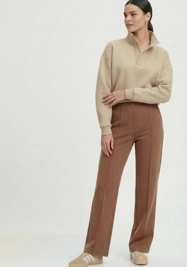 Брюки прямые cо стрелками шир.  750, рис. 14