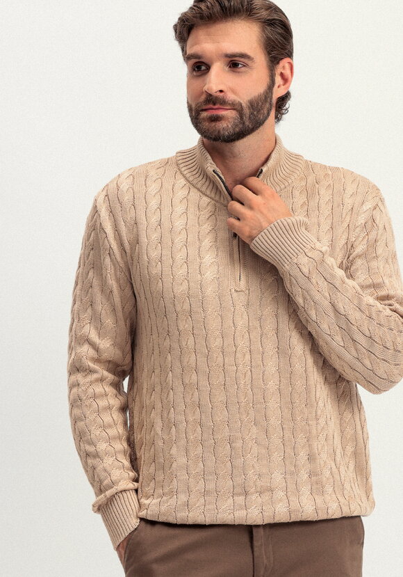 Джемпер с высоким горлом и молнией до груди шир.  580, рис. 4