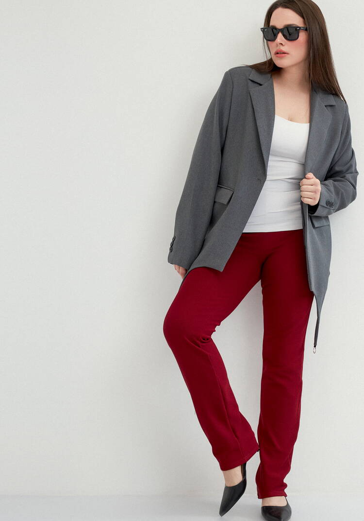 Брюки-утяжка прямые шир.  750, рис. 14