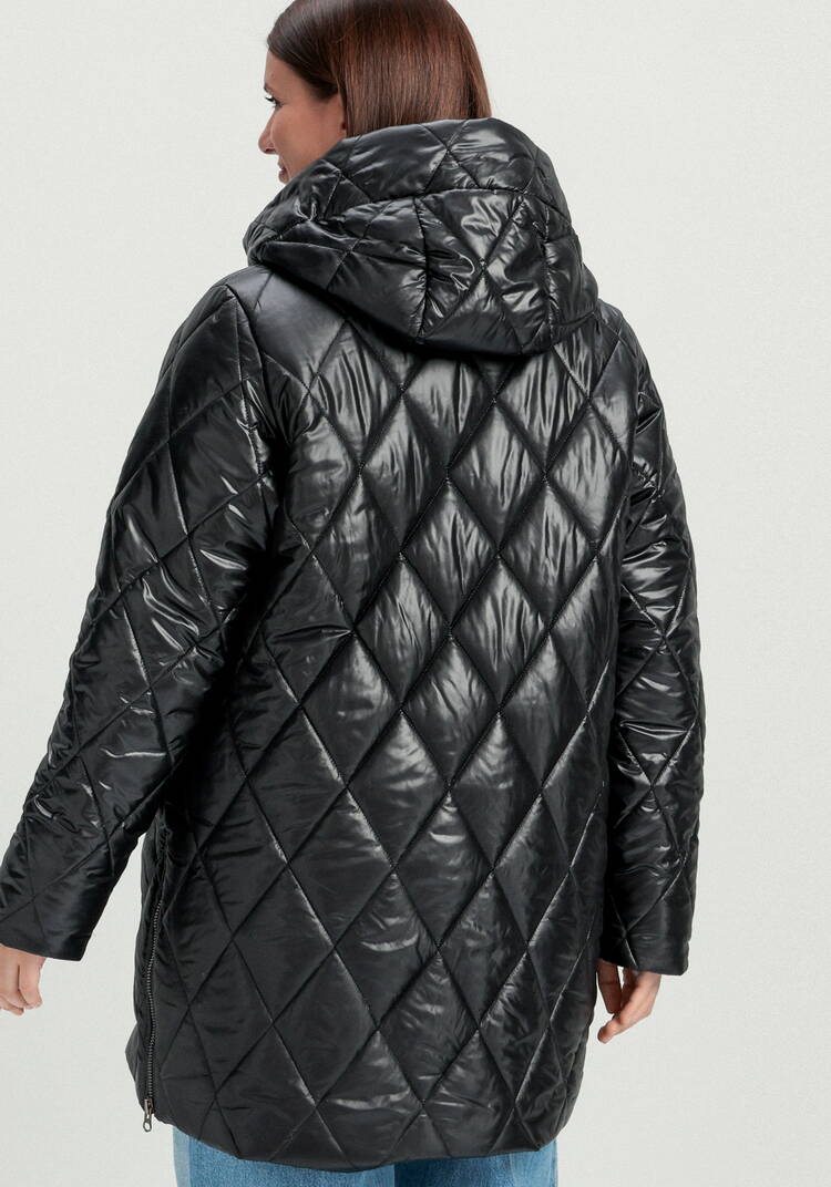 Куртка на молнии со стежкой ромбами шир.  750, рис. 13