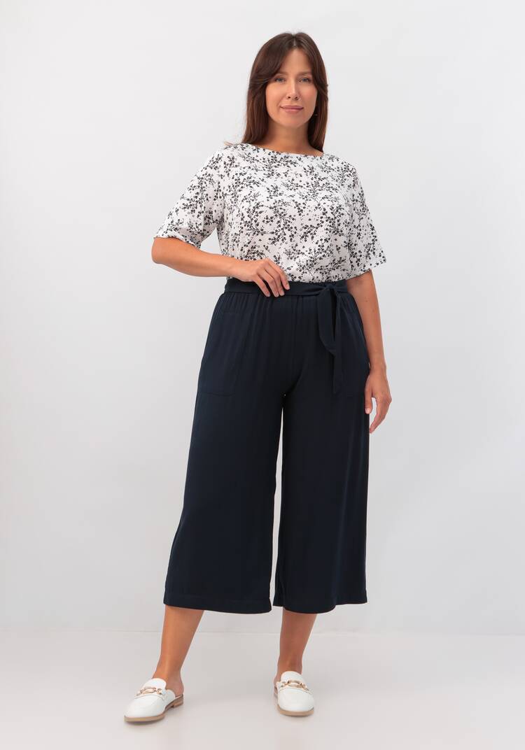 Брюки-кюлоты с накладными карманами шир.  750, рис. 7