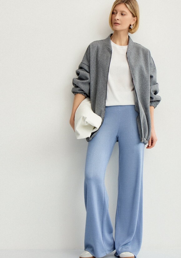 Брюки палаццо свободного кроя шир.  580, рис. 17