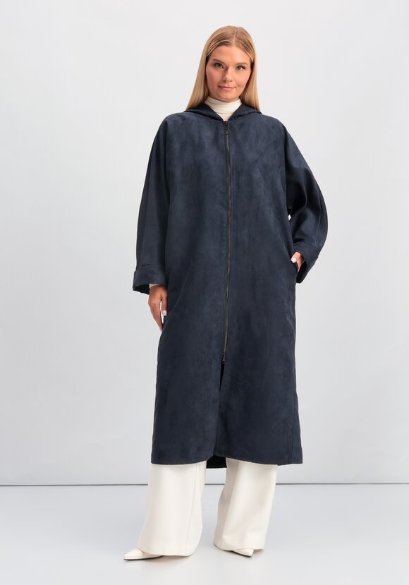 Плащ из экозамши шир.  580, рис. 1