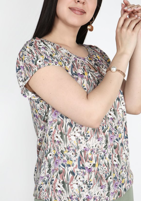 Блузка Летний ветерок шир.  580, рис. 12