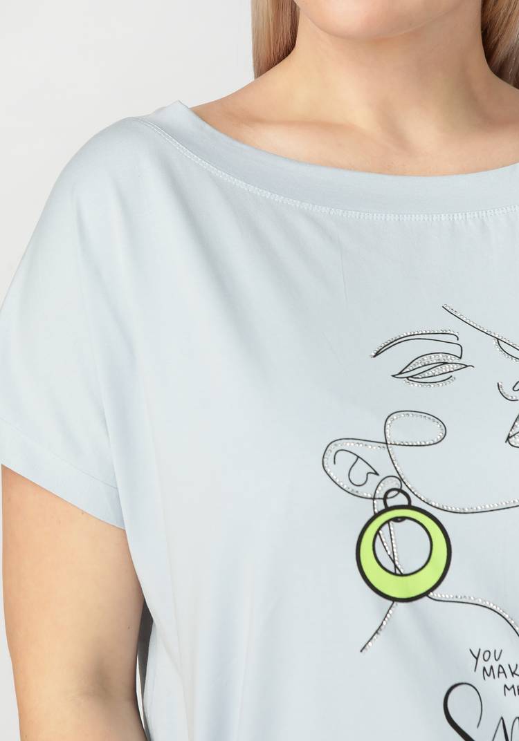 Футболка женская Виолетта шир.  750, рис. 33