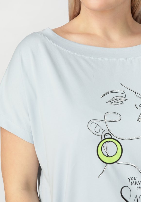 Футболка женская Виолетта шир.  580, рис. 33