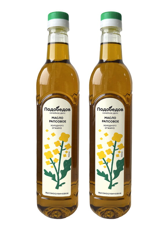 Масло рапсовое нерафинированное, 2 шт. шир.  580, рис. 1