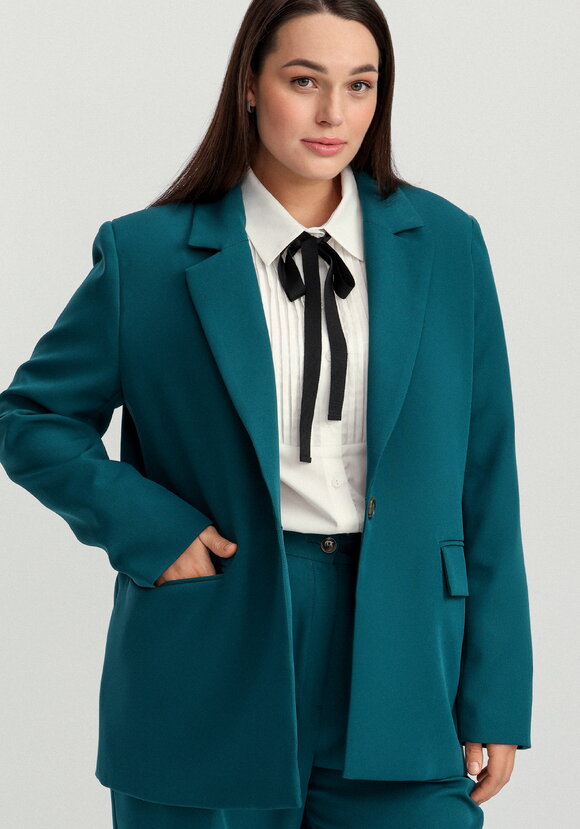 Пиджак однобортный на подкладке шир.  580, рис. 20