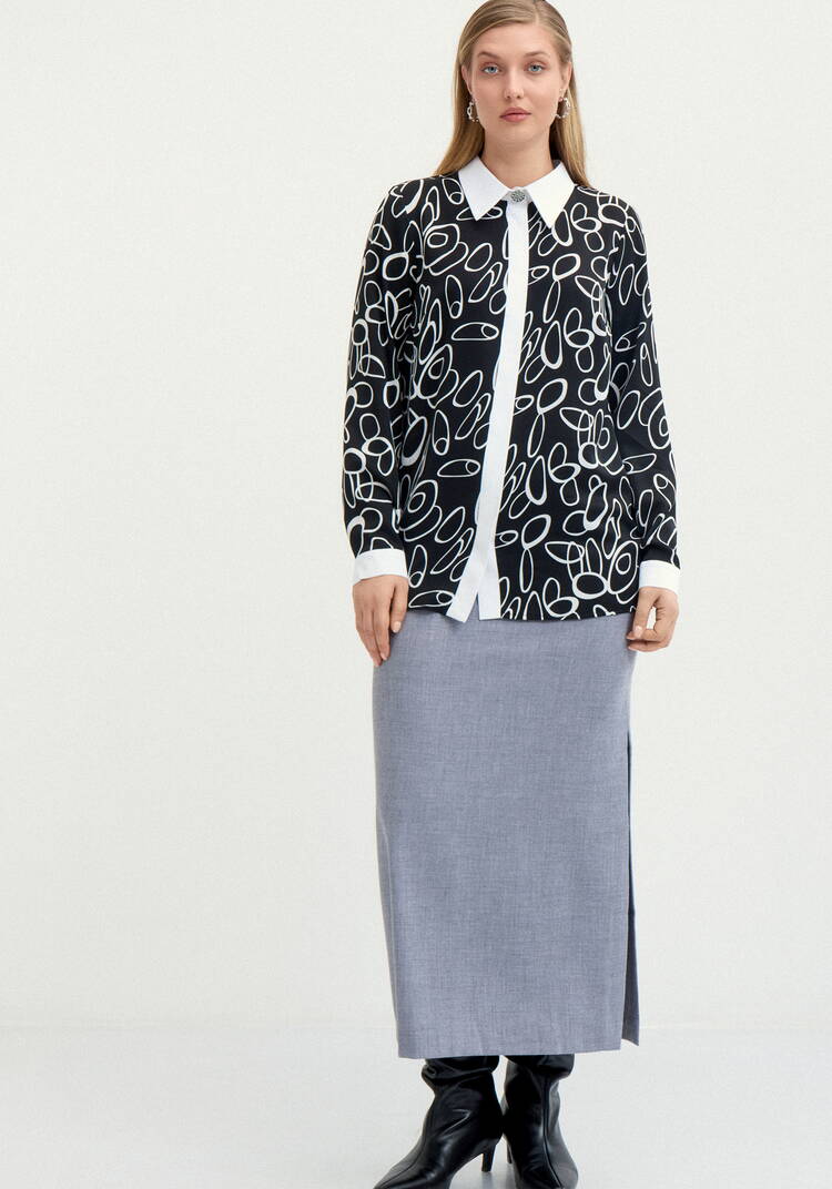 Блуза Анисья шир.  750, рис. 2