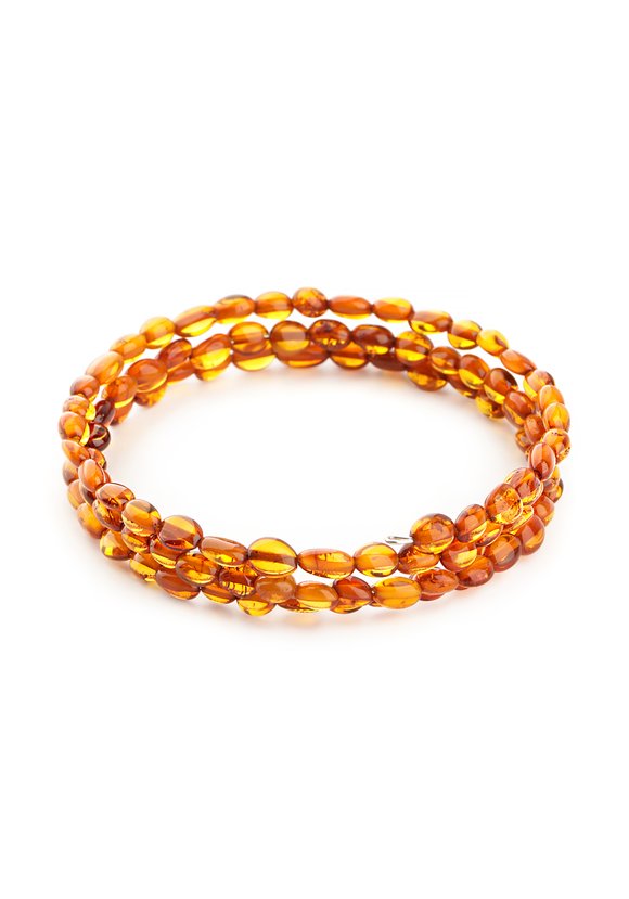 Браслет Янтарные капли шир.  580, рис. 1