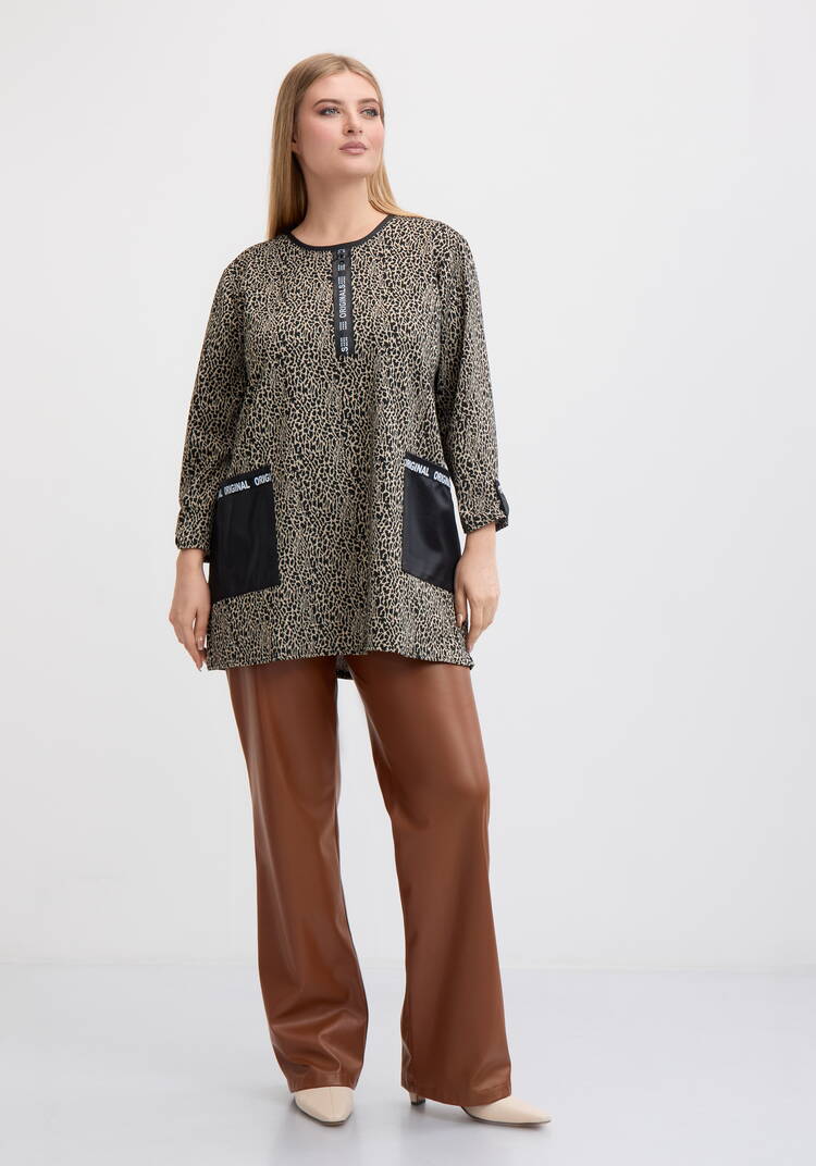 Туника контранстной отделки шир.  750, рис. 2