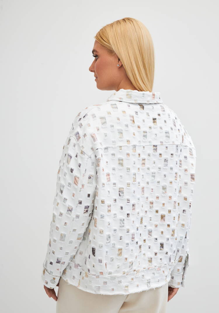 Куртка джинсовая Эйлис шир.  750, рис. 3