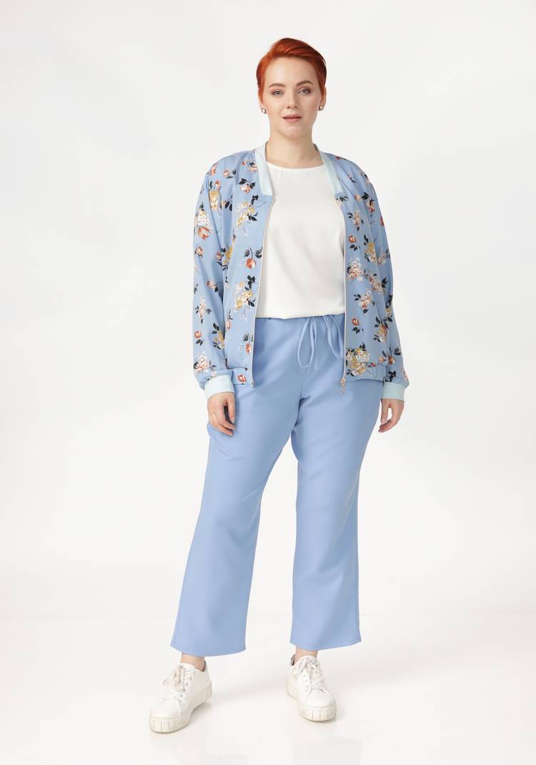 Брюки-бананы свободного кроя с карманами шир.  750, рис. 7