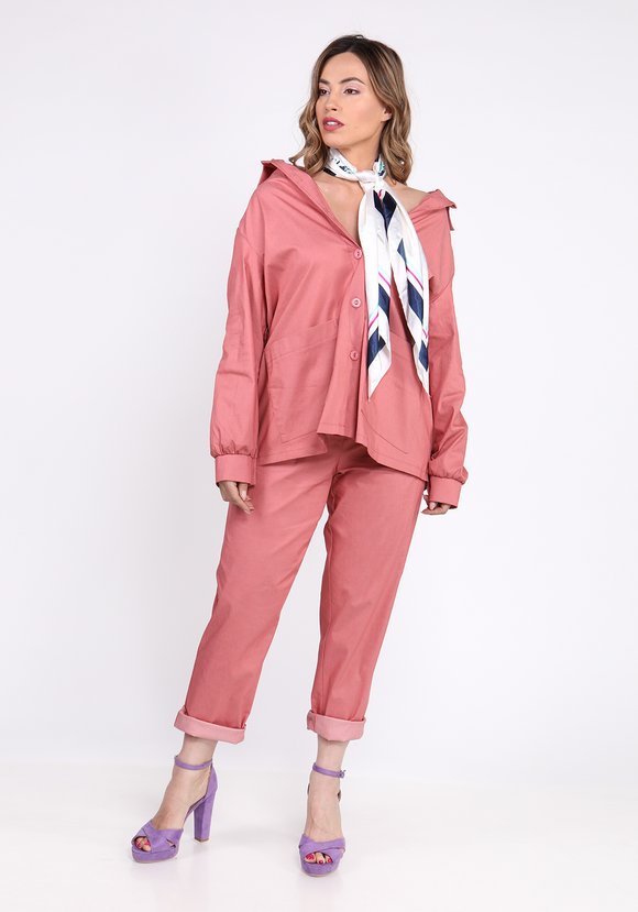 Жакет с поясом на пуговицах шир.  580, рис. 27