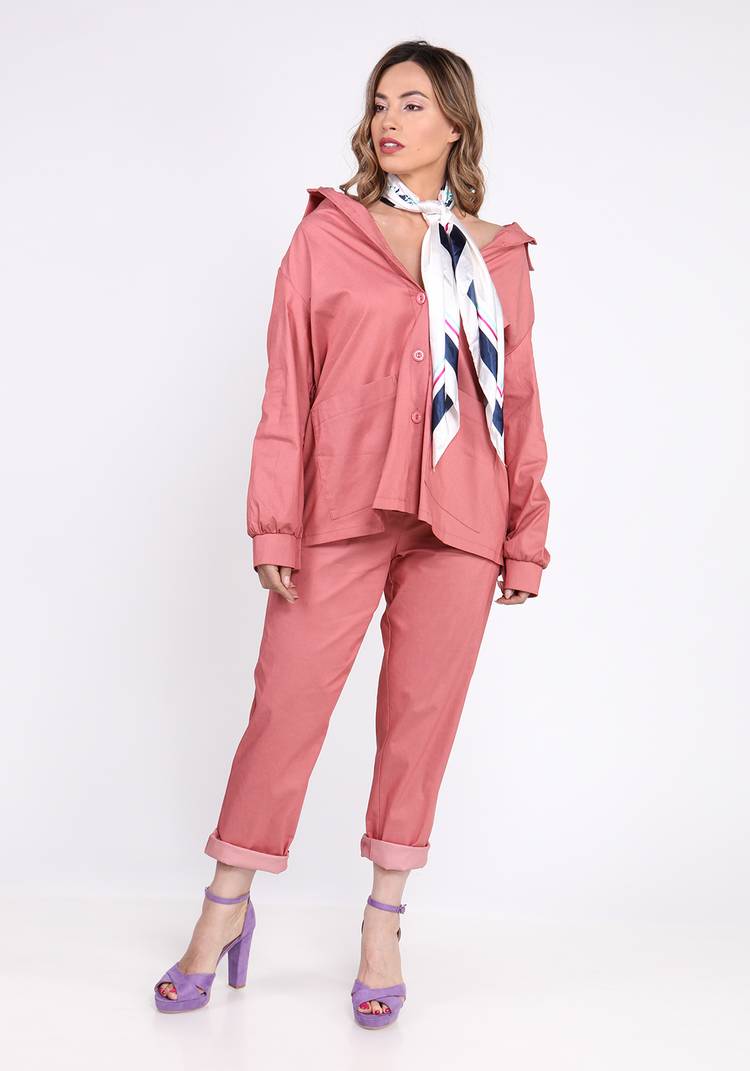 Жакет с поясом на пуговицах шир.  750, рис. 27