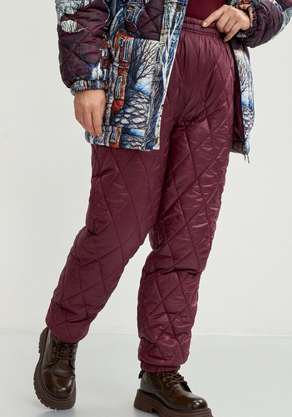 Брюки стеганые, утеплённые Элина шир.  580, рис. 14