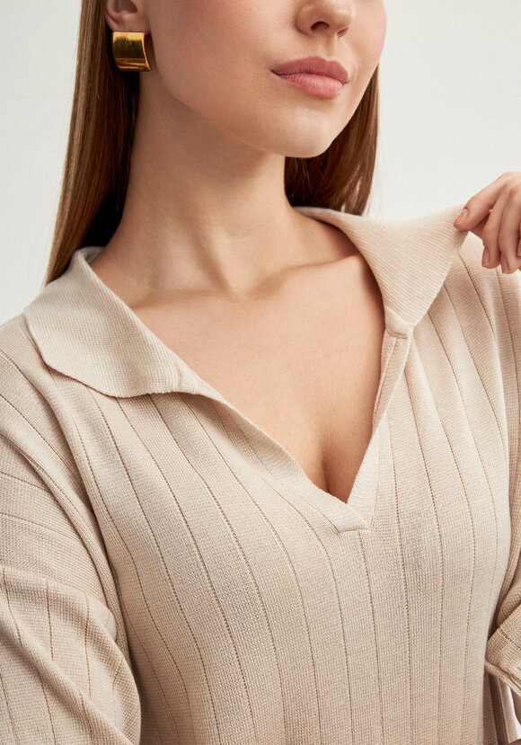 Костюм поло и брюки прямого кроя шир.  580, рис. 7