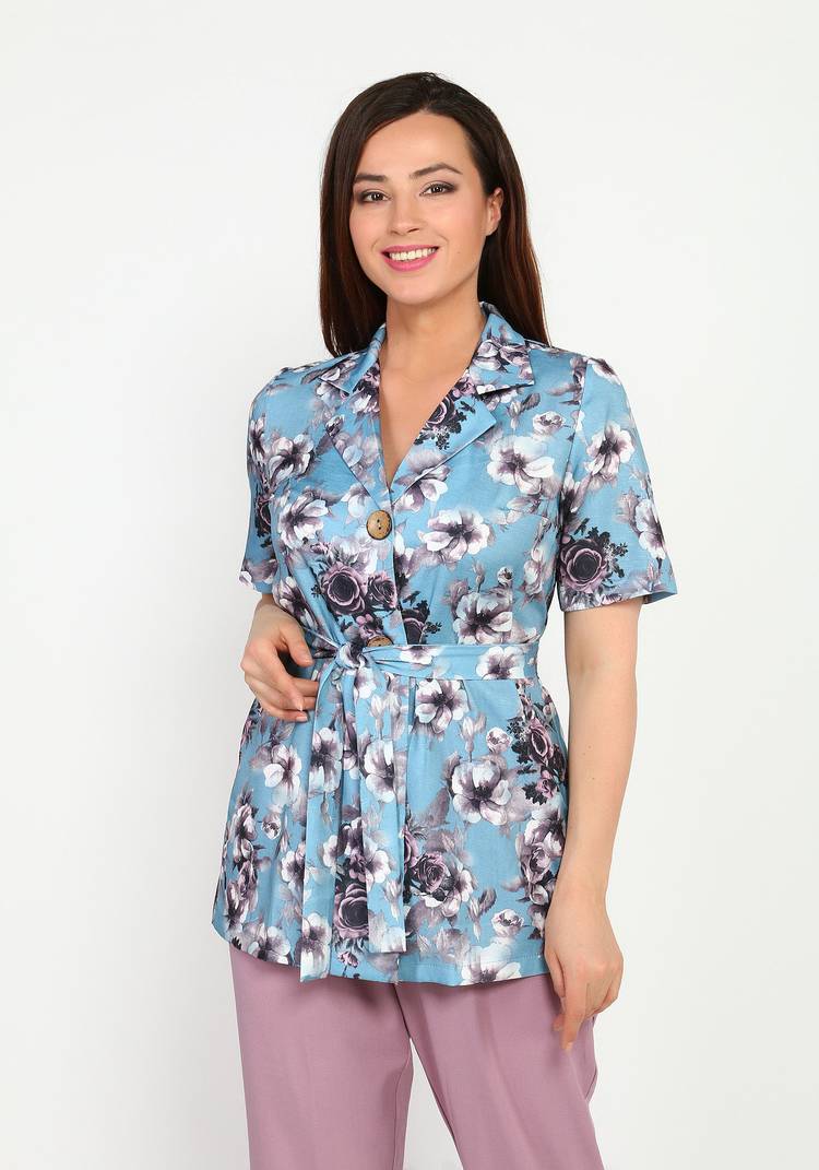 Костюм: брюки с жакетом и поясом шир.  750, рис. 13