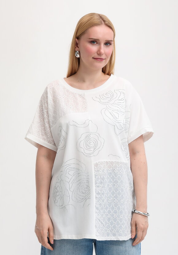 Футболка с рисунком из страз шир.  580, рис. 4