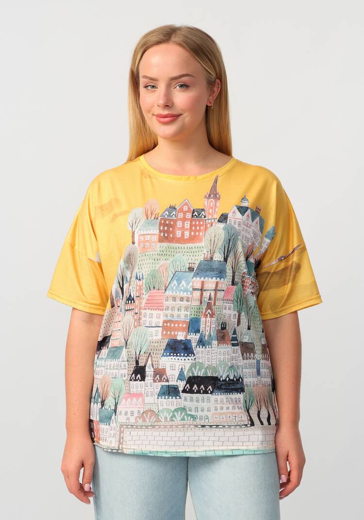 Блуза Дизайнерская находка шир.  750, рис. 9