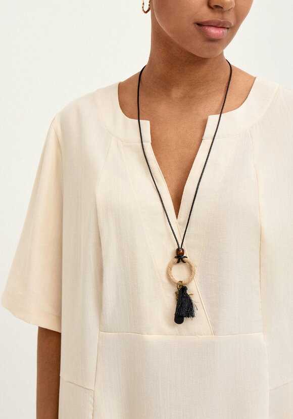 Платье свободного кроя с подвеской шир.  580, рис. 5