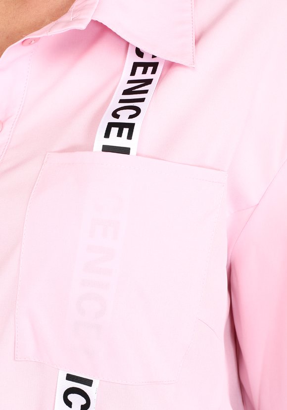 Блуза из вискозы с декоративной отделкой шир.  580, рис. 4