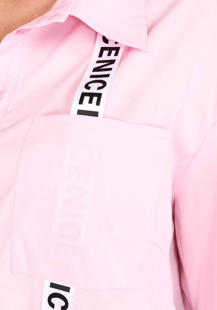 Блуза из вискозы с декоративной отделкой шир.  750, рис. 4