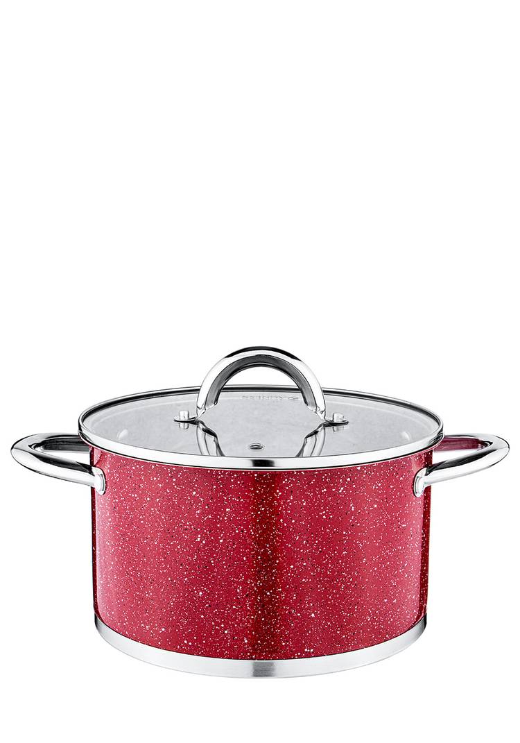 Кастрюля со стеклянной крышкой серия Мрамор шир.  750, рис. 17