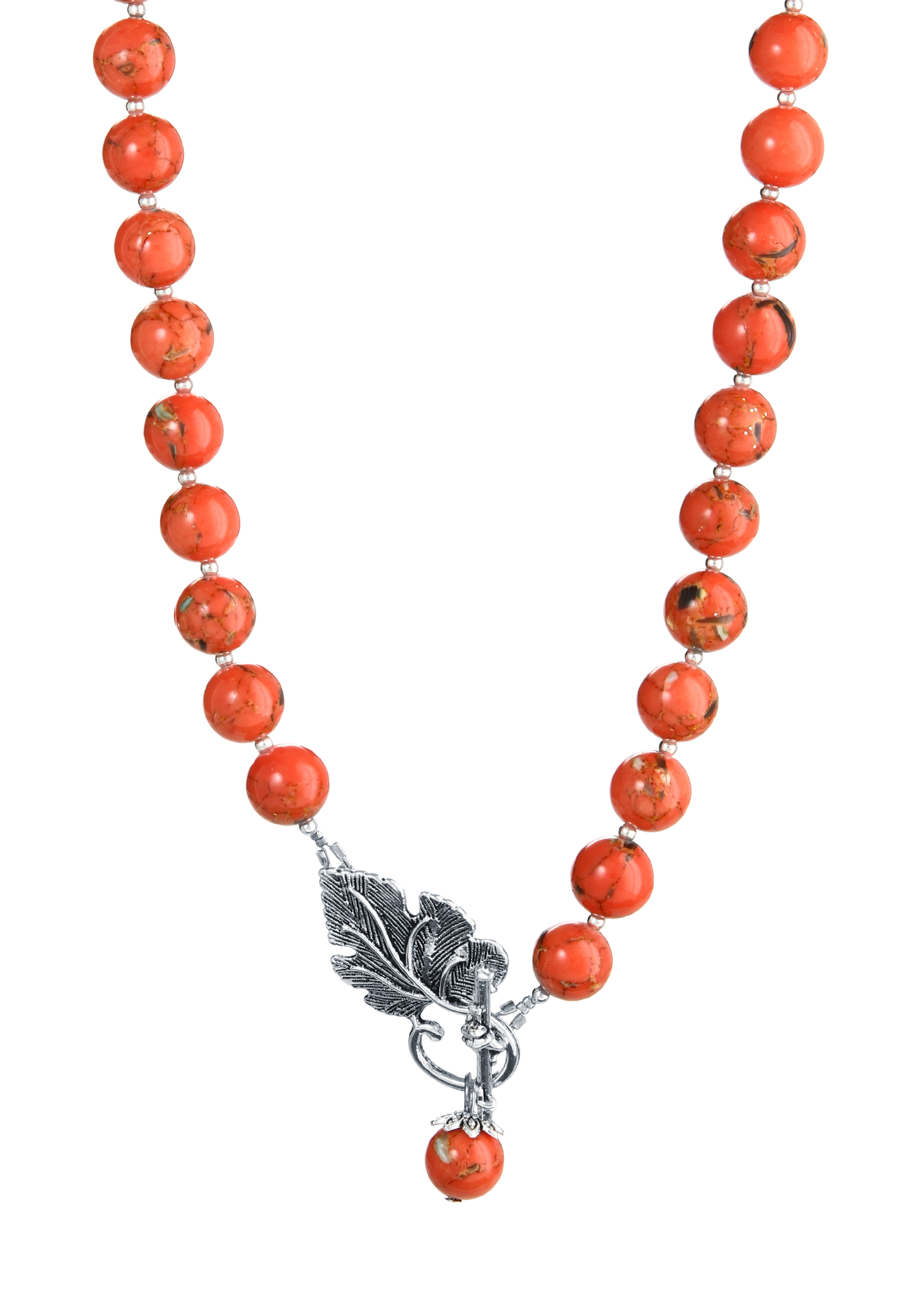 Колье "Изобильная жизнь" Apsara, цвет оранжевый, размер 50 матине - фото 4