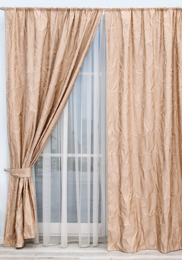 Портьера с обьемной фактурой Доминанта шир.  580, рис. 12