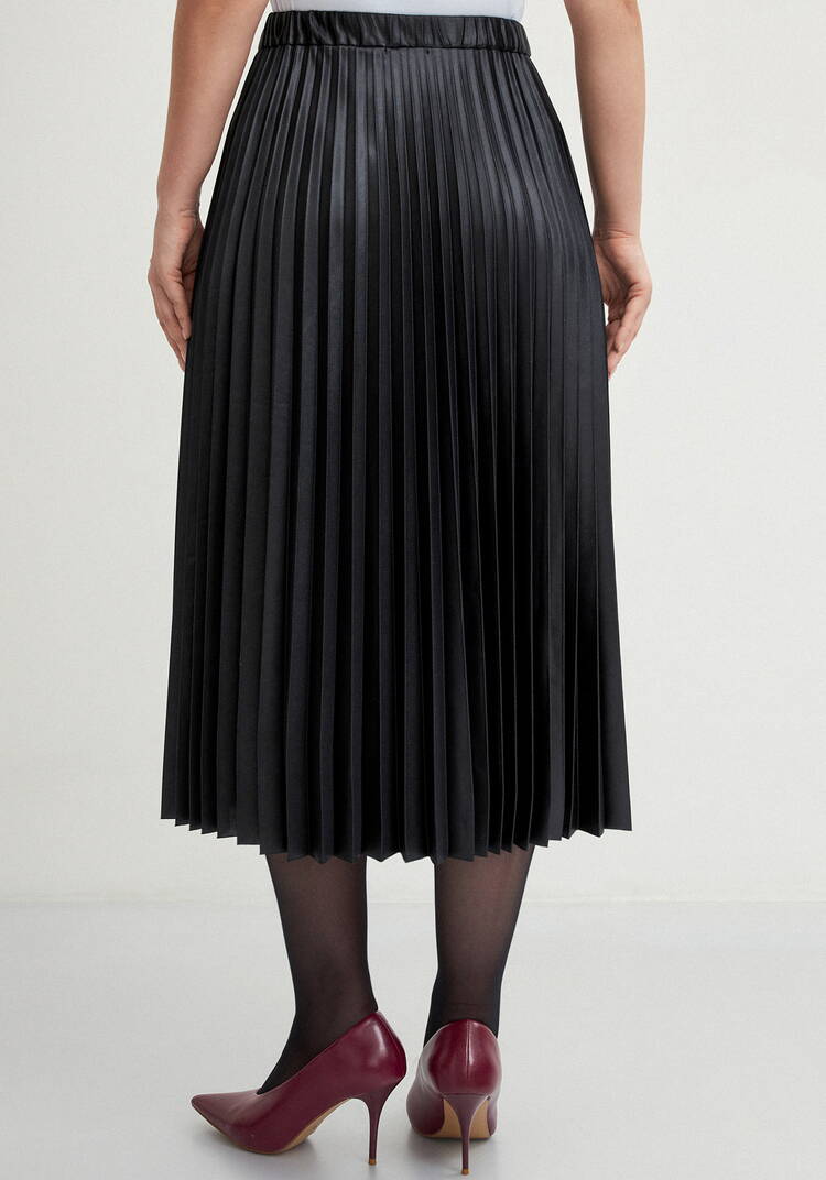 Юбка плиссированная с блестящим напылением шир.  750, рис. 9