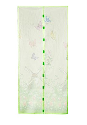 Москитная сетка на дверь с магнитами, 2шт.