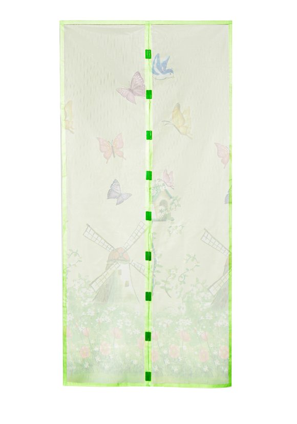 Москитная сетка на дверь с магнитами, 2шт. шир.  580, рис. 17