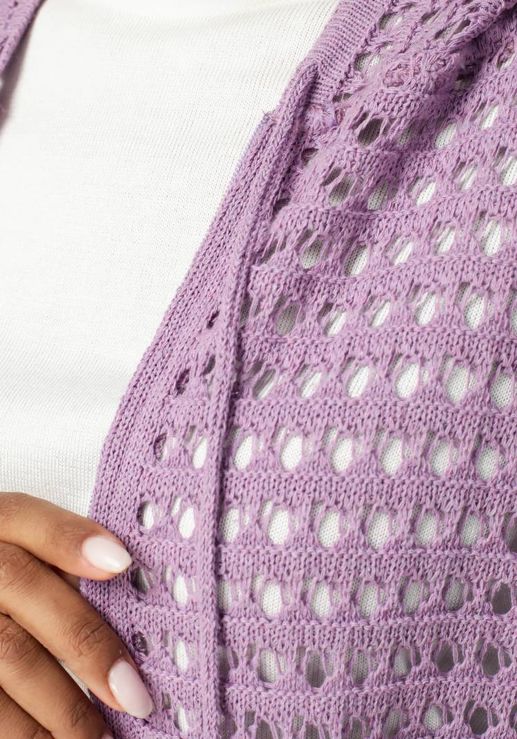 Кардиган вязаный с капюшоном на молнии шир.  750, рис. 11