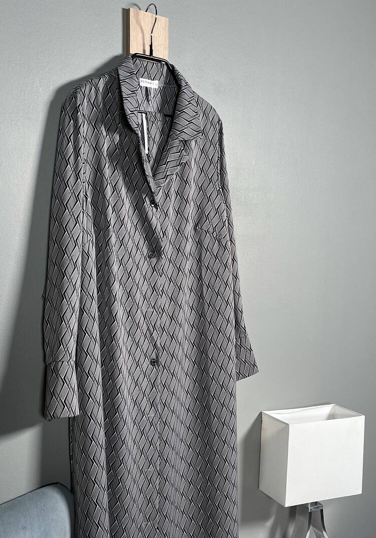 Платье рубашка с отложным воротником Resale шир.  750, рис. 2