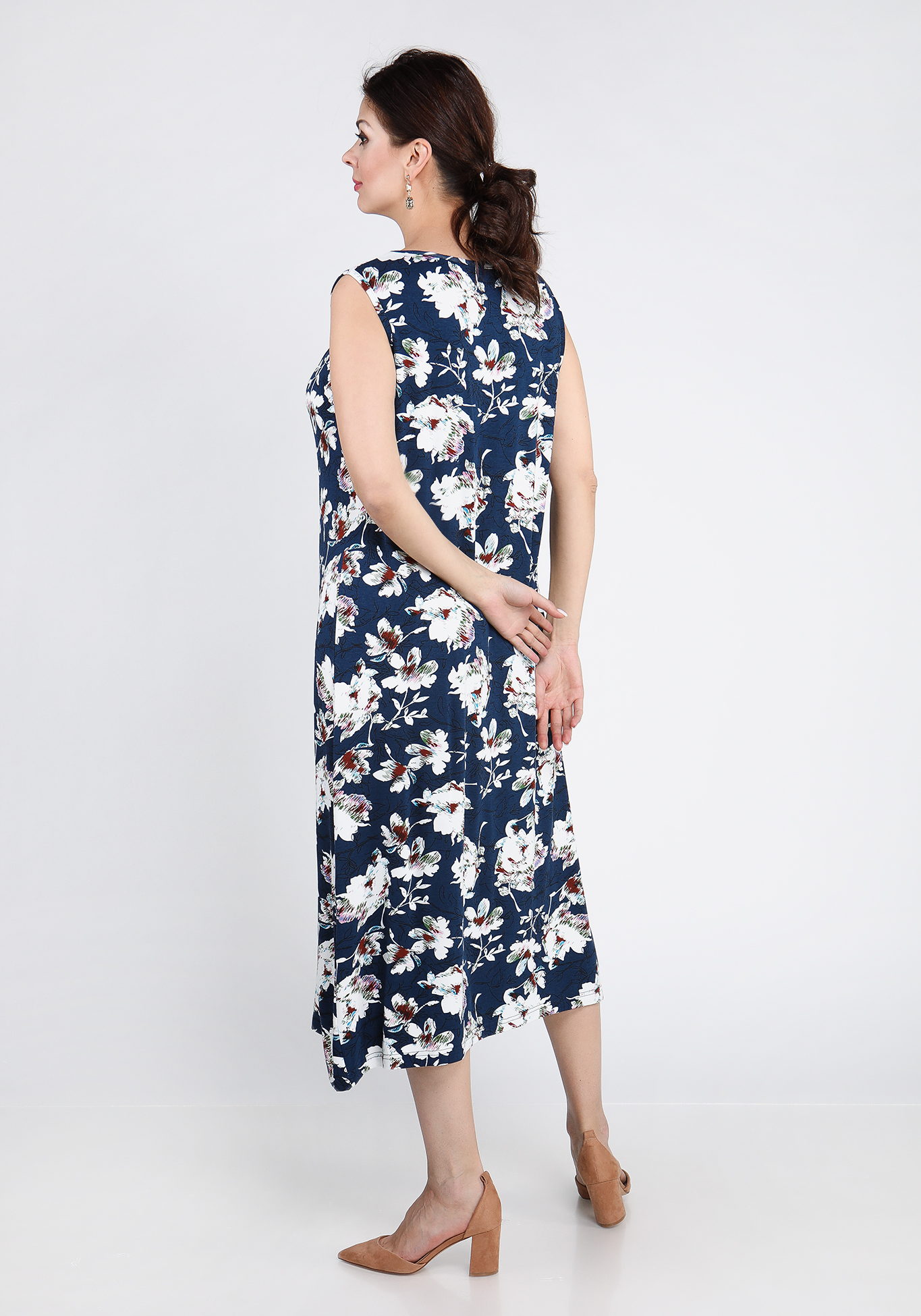 Платье "Романтичная встреча" Синель, размер 56, цвет бирюзовый - фото 4