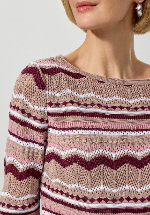 Джемпер с морским орнаментом шир.  580, рис. 19