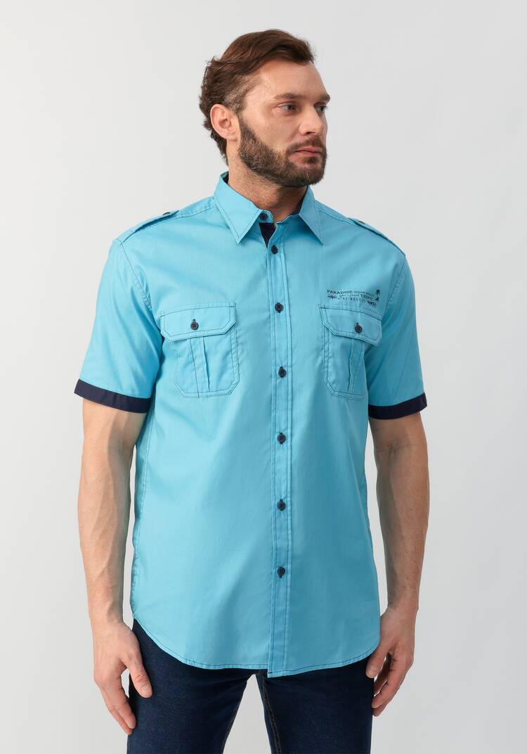 Рубашка с коротким рукавом Адам шир.  750, рис. 4