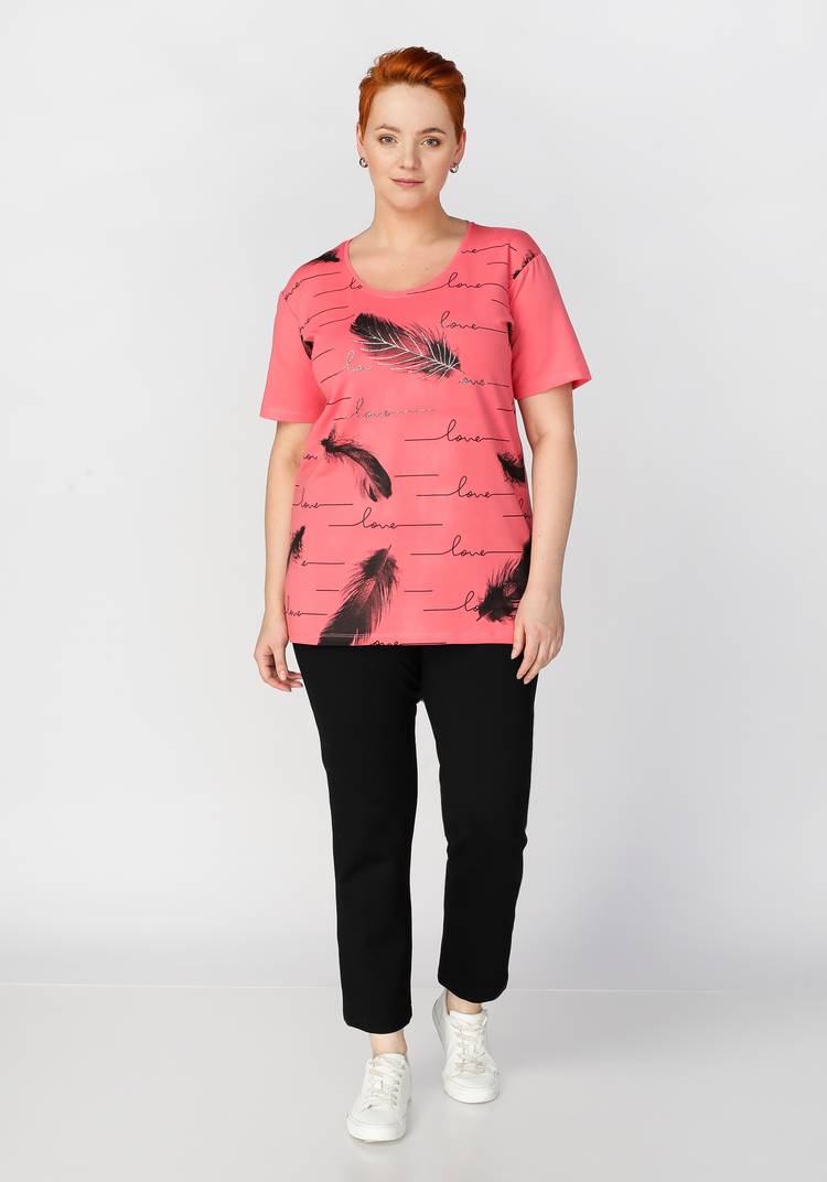 Блуза с принтом Белла шир.  750, рис. 4