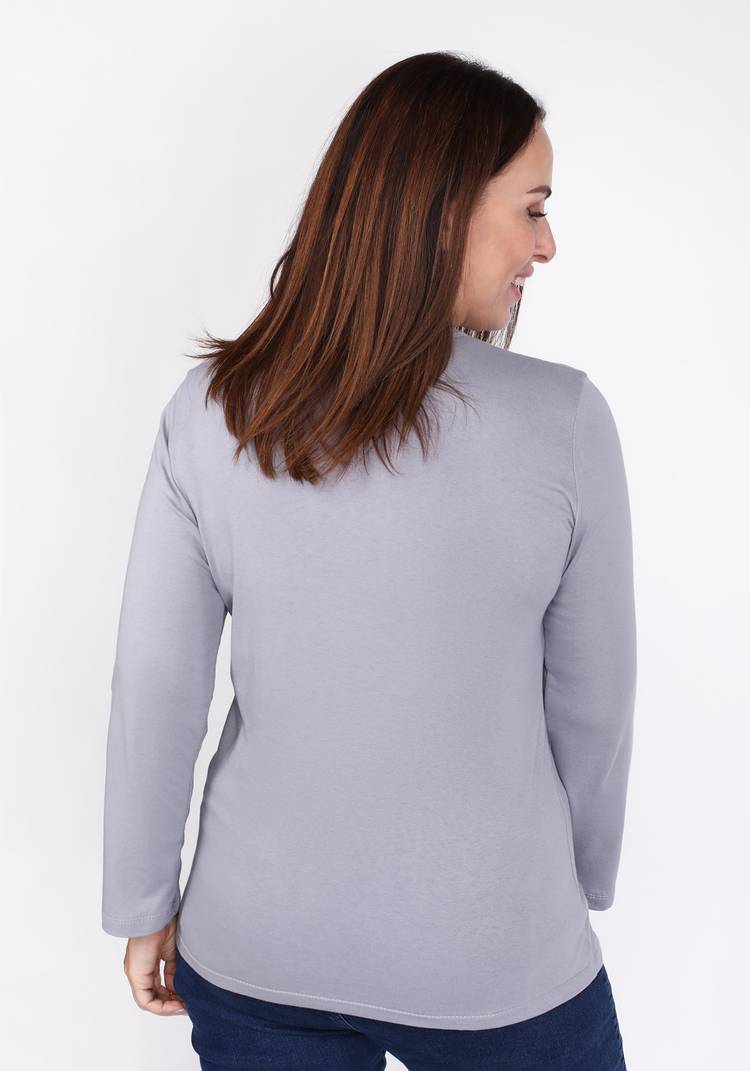 Лонгслив с округлым вырезом на кнопках шир.  750, рис. 14