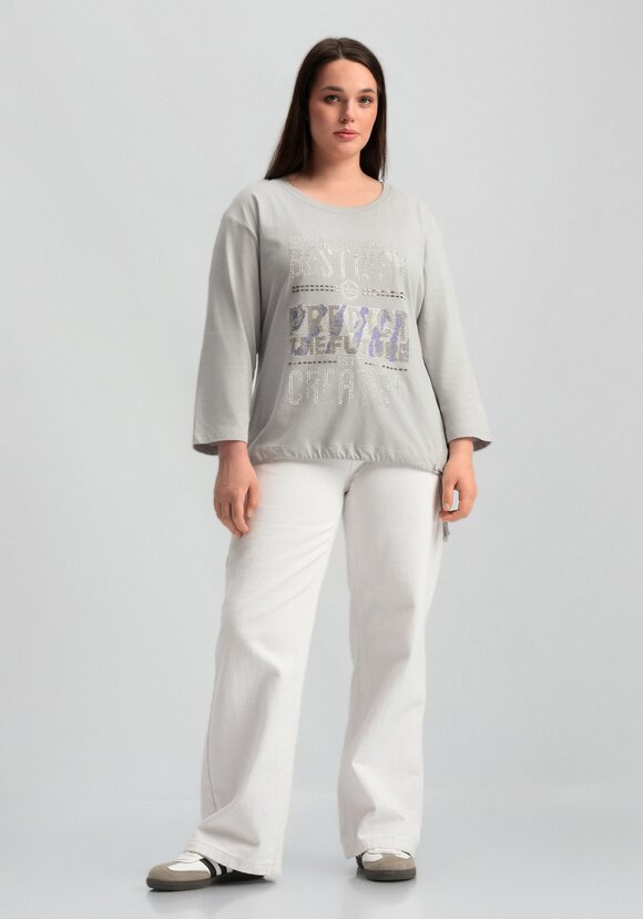 Лонгслив с декором из страз шир.  580, рис. 12