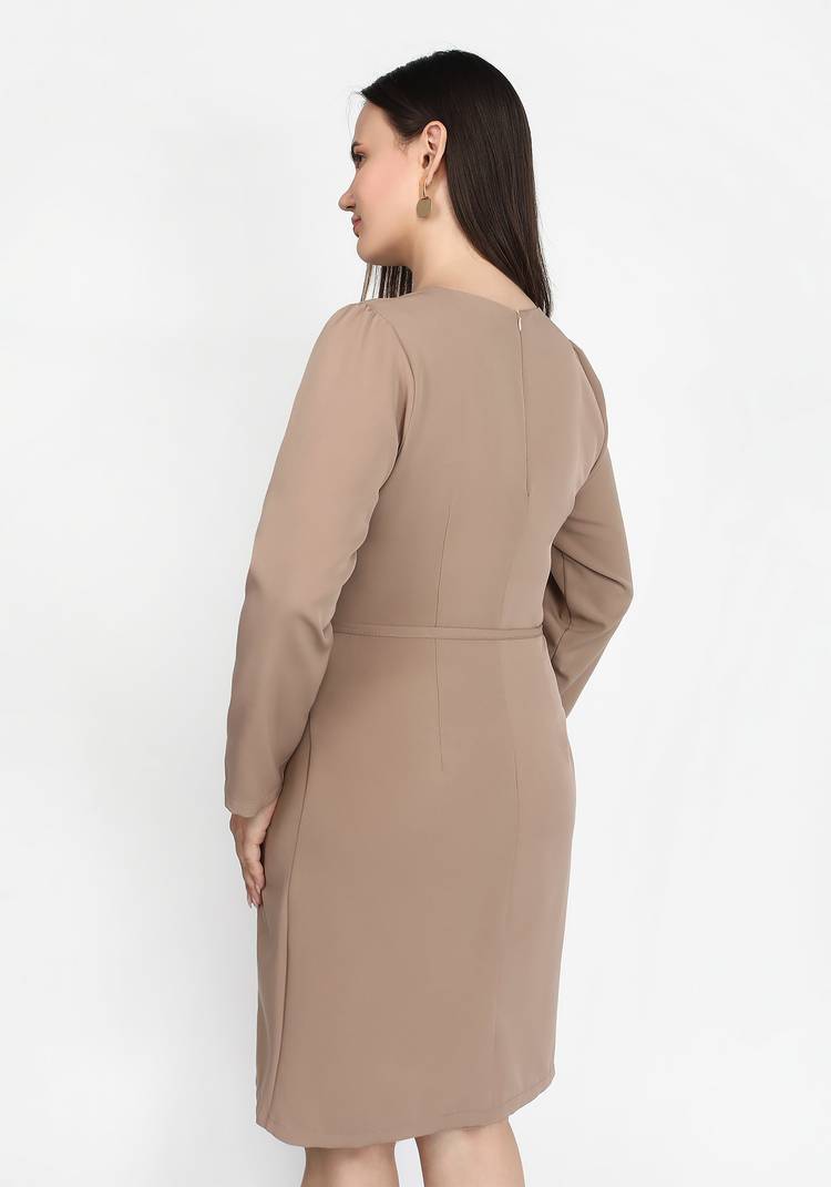 Платье с асимметричной застежкой шир.  750, рис. 6