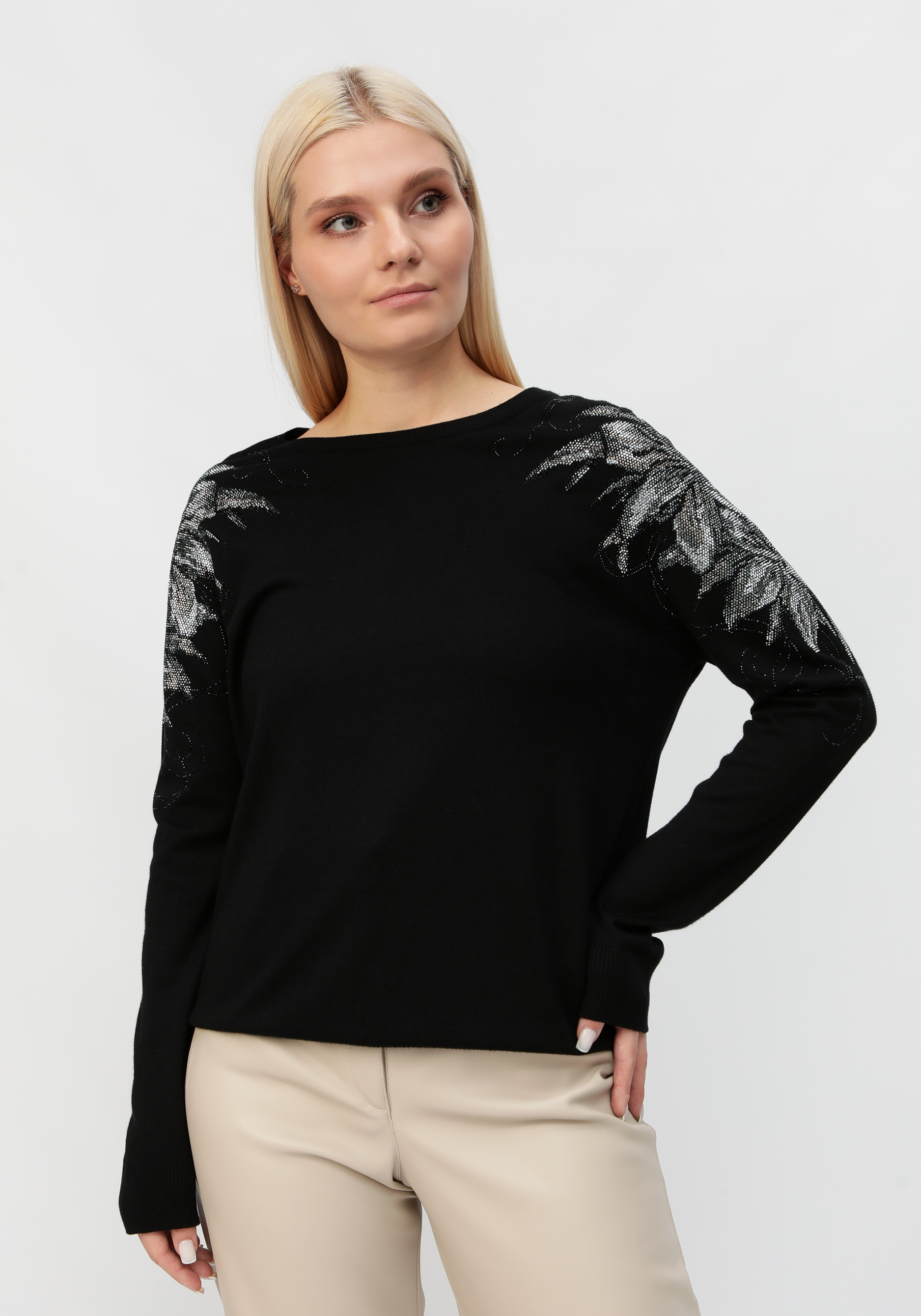 

Джемпер "Прекрасное настроение", Черный