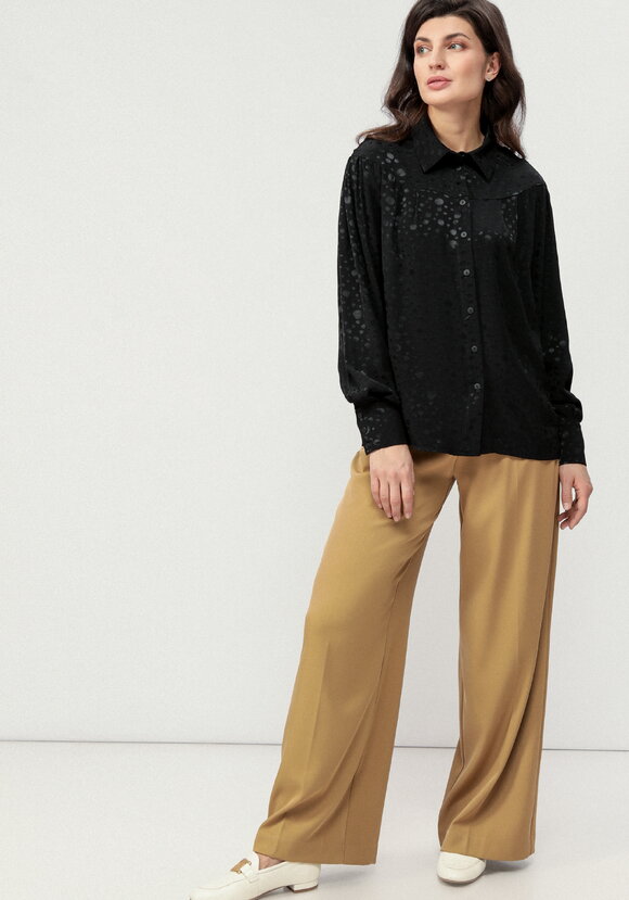 Блуза с шелковым рисунком в переплетении шир.  580, рис. 9