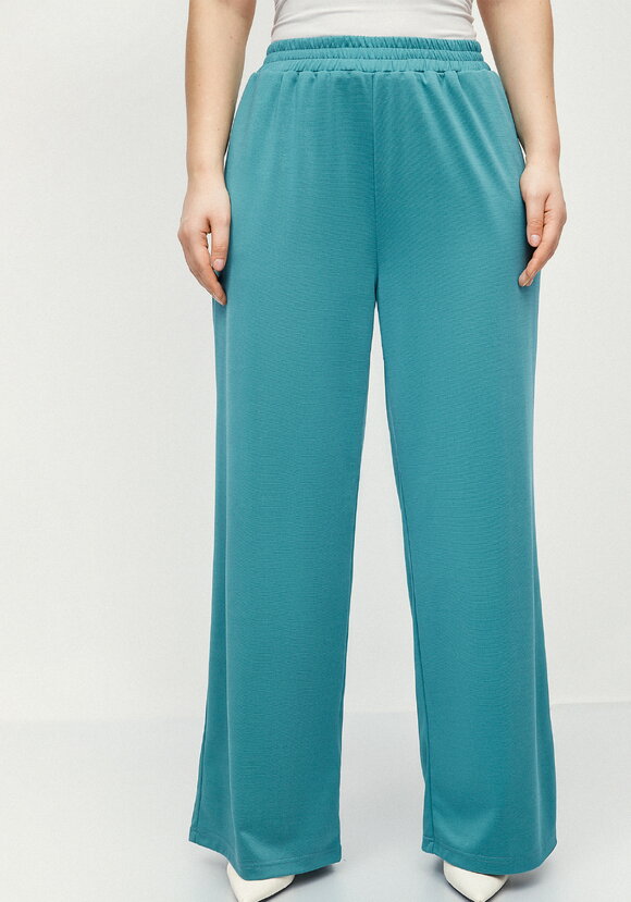 Брюки широкие трикотажные шир.  580, рис. 36